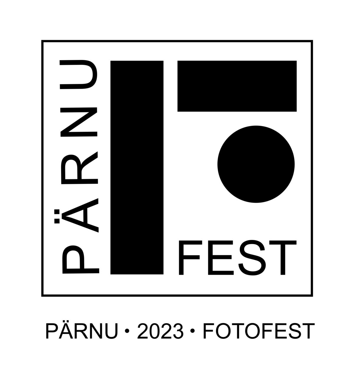 Logo, mis kujutab fotofestivali.